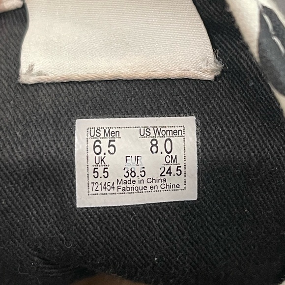 VANS Sentry WC Waffle Cup Marshmallow Checkerboard Hi Top Sneakers Rare Sz 6.5 - Picture 12 of 16